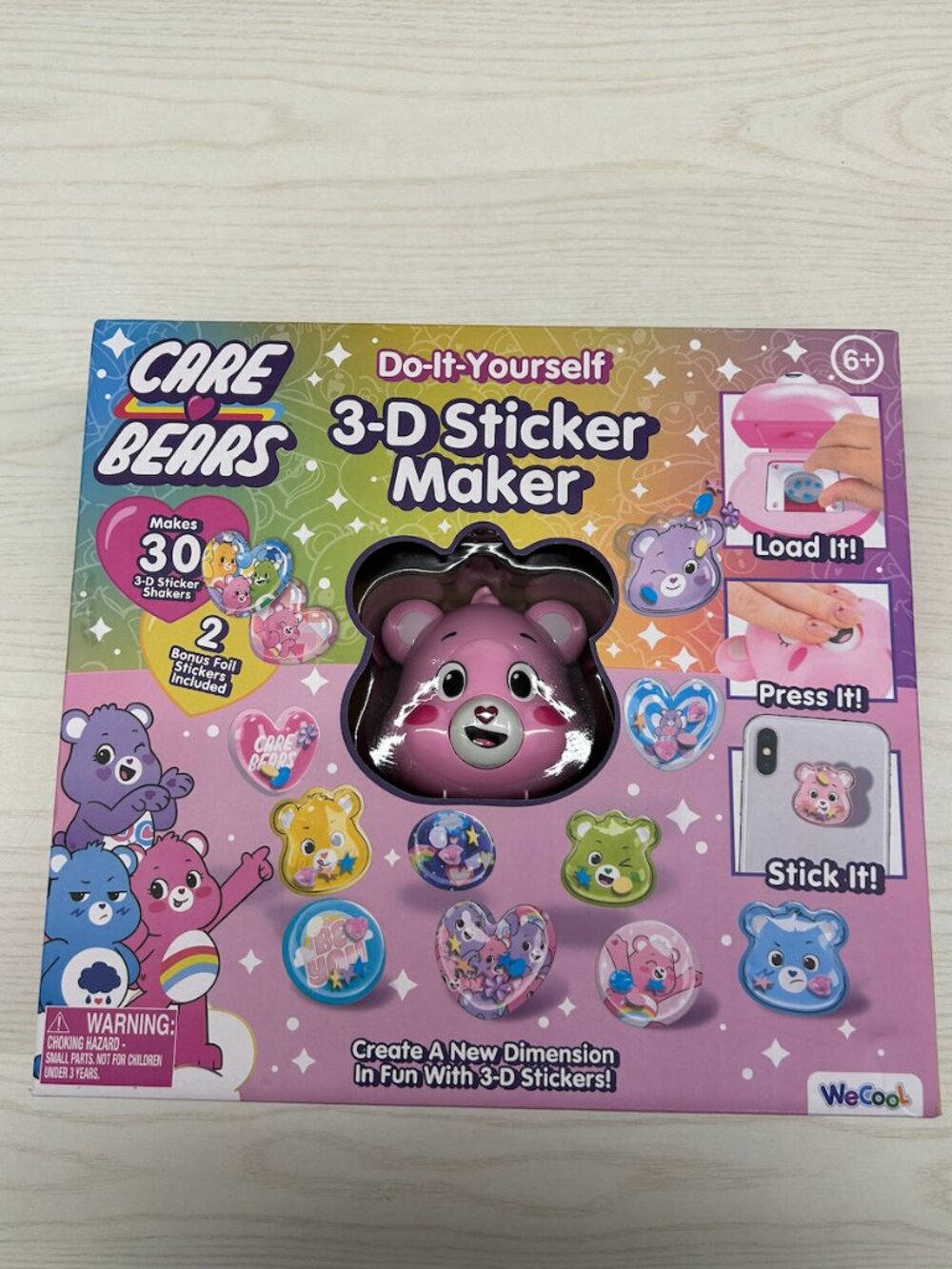 Care Bears Do-It-Yourself 3-D Sticker Maker for Ages 6+